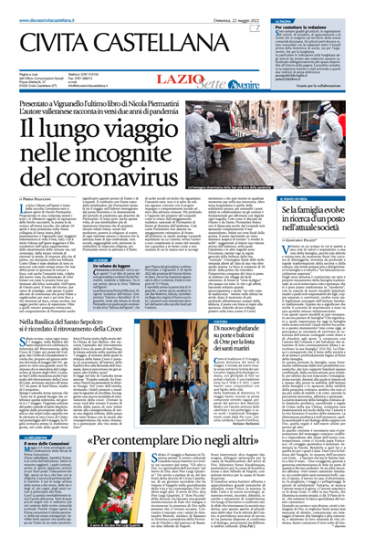 Avvenire - pagina diocesana del 22/05/2022